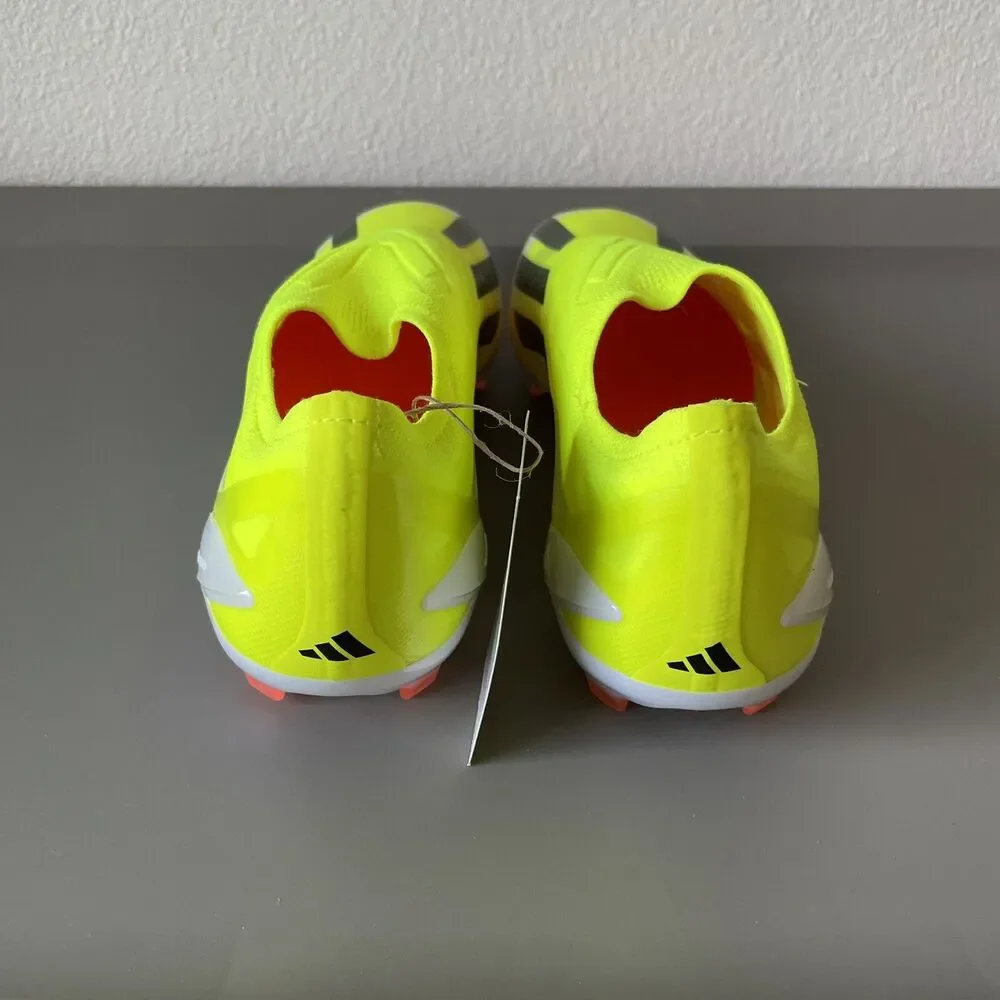 Adidas Crazyfast Elite LL FG Laceless Soccer Cleats Yellow Men Sz 7.5 Wmns 8.5